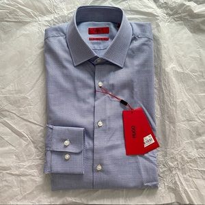 SOLD - NWT HUGO BOSS Light Blue Dress Shirt